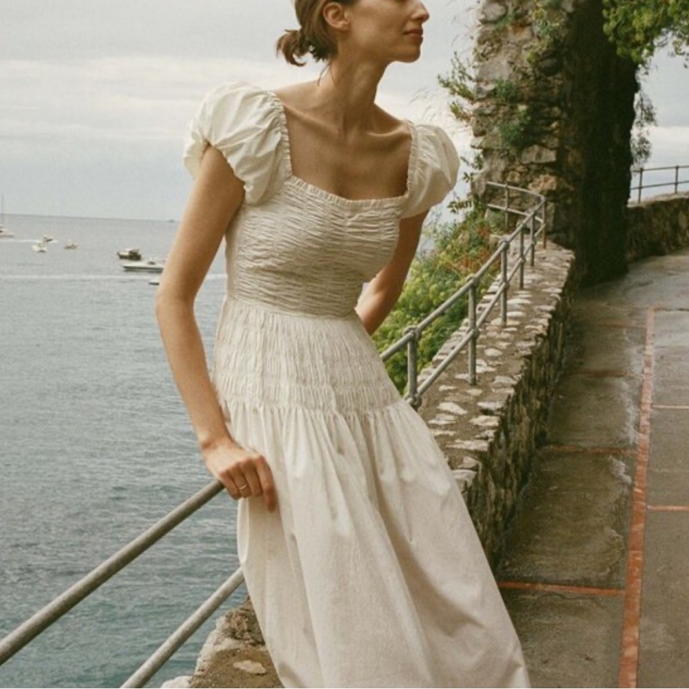 Doen Katherina Dress In Salt - Picture 4 of 8